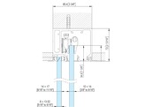Fluido  70/110/150 profiel voor inbouwplafond 3000 mm naturel geanodiseerd