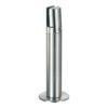 Shelf support 121 mm hoog rvs 304 geborsteld voor 8 mm glas