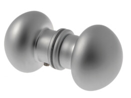 Dubbele deurknop 48 mm O bol model