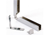 Aluminium U-profiel incl. eindkapjes 20x16x20x2 mm L 3000 mm - RAL 9016 mat wit