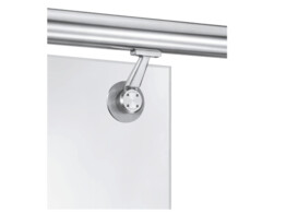 Bevestiging glas/handrail 90  - verzonken kop