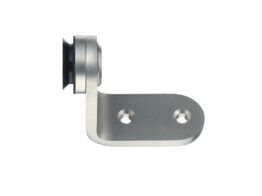 Renvoi d angle plat mur/verre modulable a 90   vis fraisee