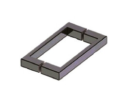 Paire de poignees QUB 273x19x19 mm