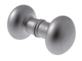 Dubbele deurknop 60 mm O glanzend verchroomd