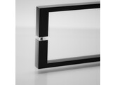 Paire de poignees SLIMLINE 200x20x10 inox 304 - noir texture