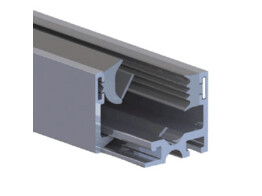 Profil P25E pour la fixation de verre 16 76-21 52 mm  5800 mm