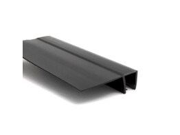 Profil d etancheite KP2902 pour verre 8 mm L   2500 mm - noir