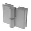 Douchescharnier met lift-functie glas/glas DIN links - RAL 9005 mat zwart