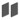 Plaques de recouvrement pour profil P25E et P25EC noir mat laque RAL 9005
