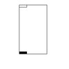 Onderdraaischoen 1011 Duits voor 12 mm glas RAL 9016 mat wit