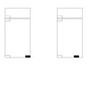 Serrure Biloba Unica 100E30 - 0180 inclus - noir mat laque RAL 9005