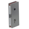 Serrure verticale Magnetica 623E10 pour porte va-et-vient  chrome brillant