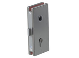 Serrure verticale Magnetica 623E10 pour porte va-et-vient  chrome brillant