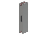 Tegenslotkast Magnetica voor slot 623E10 RAL 9005 mat zwart