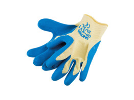 Handschoenen Kevlar  blauw rubber  maat 10  XL 