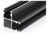 Profil L 90    joints pour epaisseur de verre 11 mm L 3000 mm noir anodise