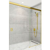 Systeme de douche coulissant TERNO CLEAR en niche 2000 mm