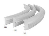 Enkele sealing voor 0801.D profiel  U1 voor glasdikte 10 mm