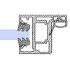 Joint simple FRH panneau fixe 12 mm - gris