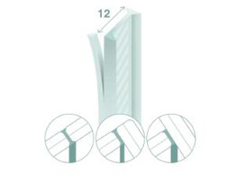 Joint de vitrage Siil pour verre 6.6.2 / 12 mm - rouleau 40 m