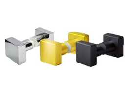 Dubbele deurknop 35x35 mm