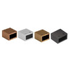 Stabilisatie 20x10 mm muur/plafondaansluiting 90  - geborsteld koper