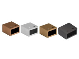 Stabilisateur rectangulaire 20x10 raccord tube-mur 90 