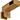 Stabilisateur rectangulaire 20x10 raccord tube-verre reglable avec trou - cuivre