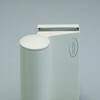 Hydraulisch scharnier Biloba EVO 0-90-180  RECHTS muur/glas - RAL 9010 mat wit