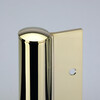 Hydraulisch scharnier Biloba EVO 0-180  RECHTS muur/glas glanzend verguld