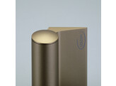 Hydraulisch scharnier Biloba EVO 0-180  RECHTS muur/glas mat verguld