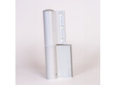 Charniere Biloba EVO 0-90-180  verre/mur DIN droite naturel anodise 20  