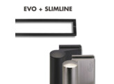 Set Biloba EVO voor binnendeuren DIN rechts   Slimline 500 mm
