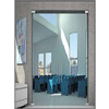 Charniere Biloba Originale 8915 verre/verre 180  - naturel anodise 20  