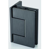 FINITURE Charniere de douche B-751 avec ailette decalee - gunmetal brosse