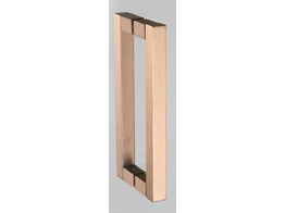 FINITURE Paire de poignees SQUARE 206x15x15