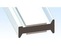 Profil L pour verre 10-10 8 mm L 3000 mm transparent