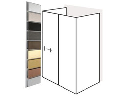 Systeme de douche coulissant BX-5000K en U 3000 mm