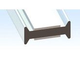 I-profiel voor glas 10-10 8 mm L 3000 mm copolyester