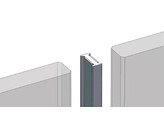 I-profiel voor glas 12-12 8 mm L 3000 mm copolyester