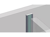 T-profiel voor glas 10-10 8 mm L 3000 mm copolyester