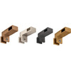 Stabilisateur rectangulaire 20x10 raccord tube-verre reglable avec trou