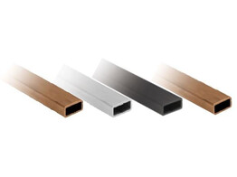 Profil de stabilisation AOSTA tube rectangulaire 20x10 mm L 2.000 mm
