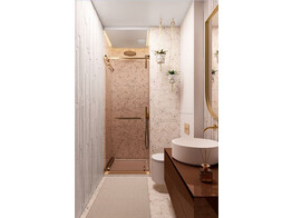 LUCCA schuif/vouw douchesysteem nis