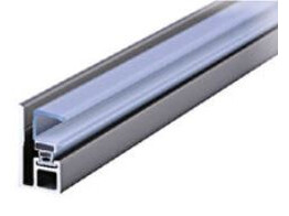 Profil aluminium 2.300 mm fermeture magnetique 90  pour verre de 8 mm
