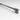 Barre de renfort a section carree 1200 mm  verre/mur gunmetal brosse