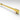 Barre de renfort a section carree 1200 mm  verre/mur - dore brillant