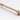 Barre de renfort a section carree 1200 mm  verre/mur - cuivre brillant