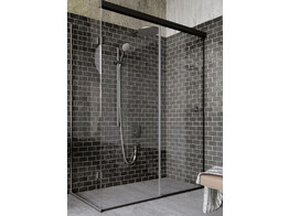 Systeme de douche coulissant TERNO CLEAR en L 2000 mm