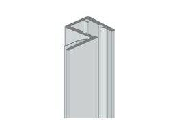 Profil d etancheite 90  8PT8-40  pour verre 6-8 mm